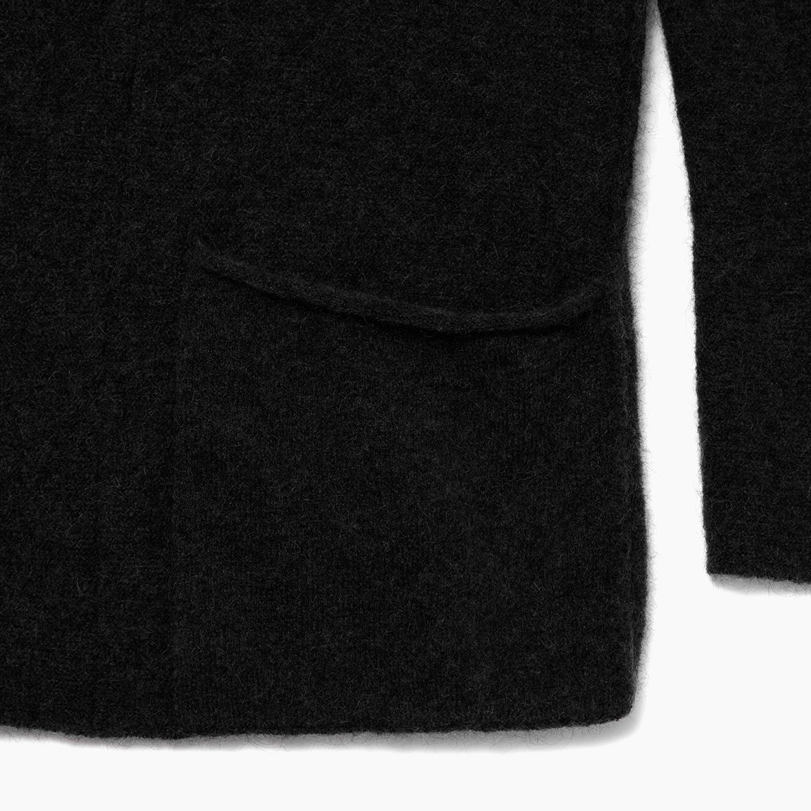 MOHAIR SOLID REVER CARDE