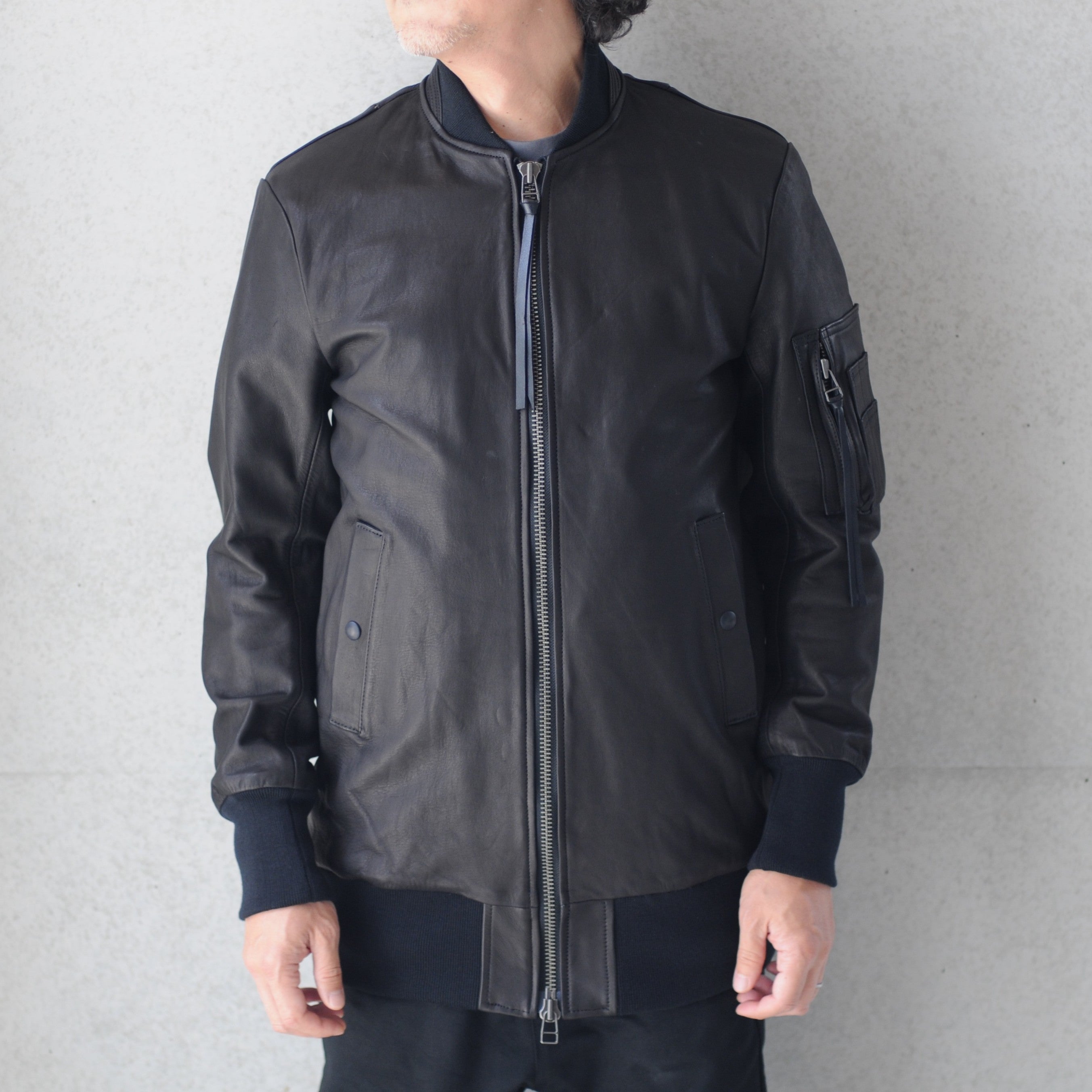 RIPVANWINKLE MA-1 LEATHER レザー