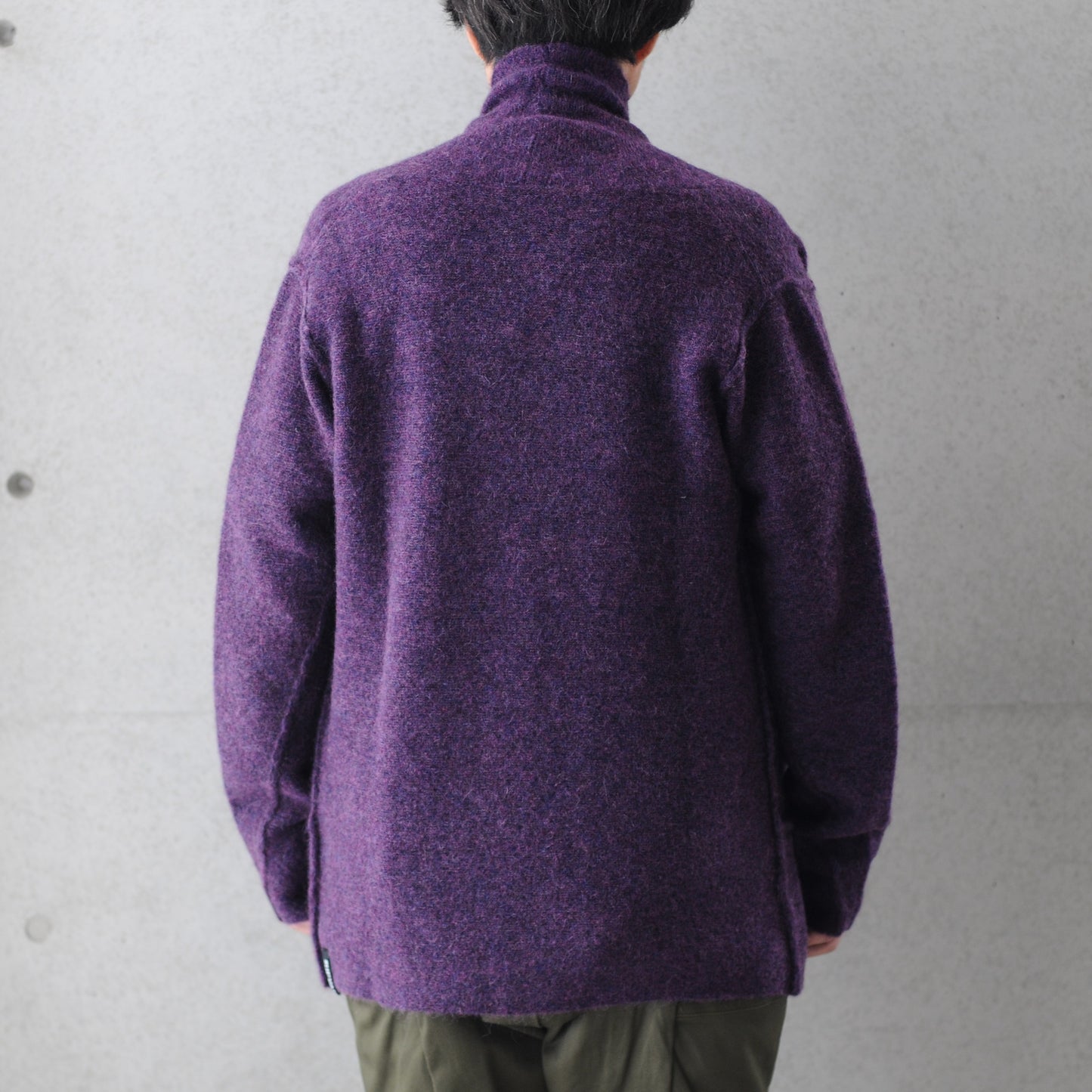 MOHAIR SOLID REVER CARDE